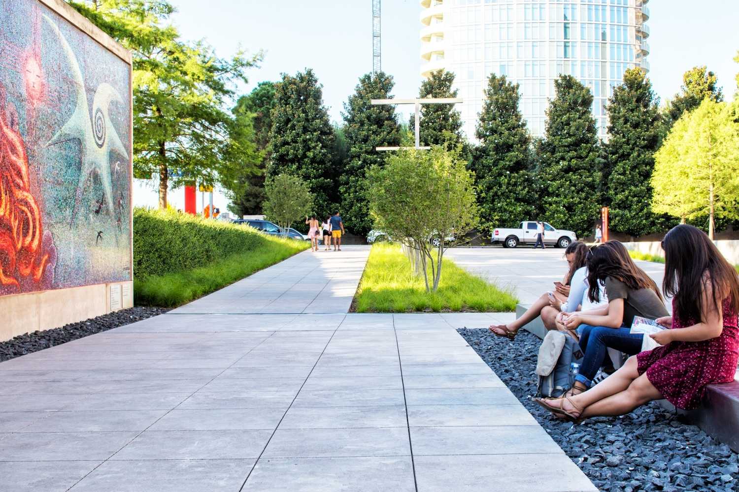 达拉斯艺术博物馆户外咖啡馆丨美国达拉斯丨Studio Outside 和 Hocker 设计团队-5