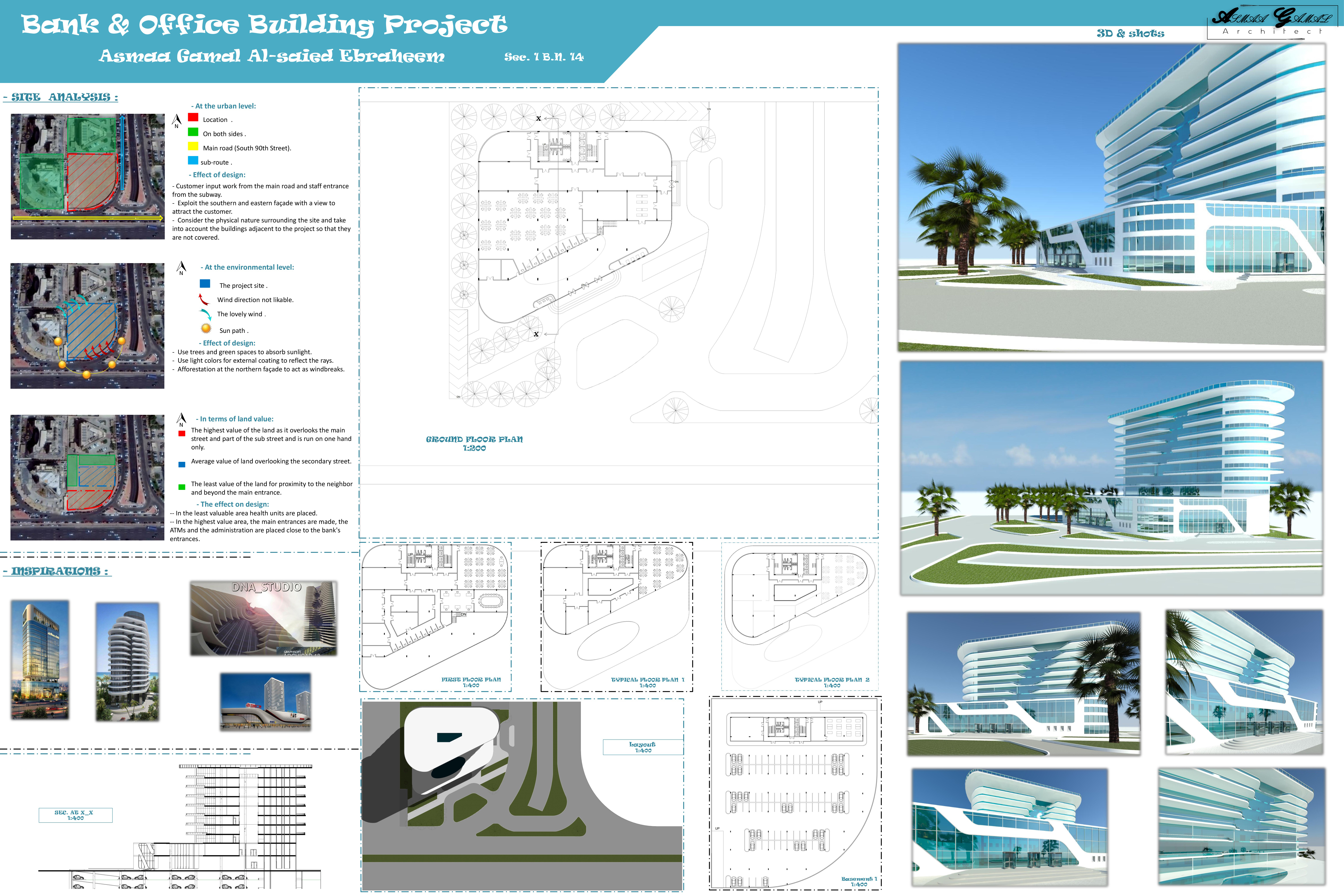 银行及办公大楼项目丨埃及开罗丨开罗大学工程学院建筑系-23