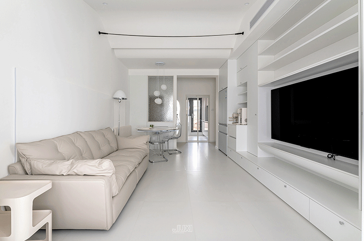 理想的奶油风,构建气质满满的未来四口之家丨中国北京丨久栖设计-7