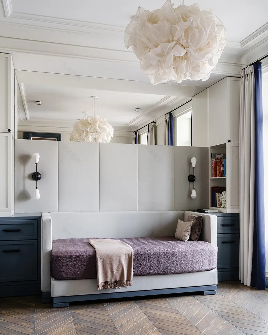 斯大林式住宅中为有两子家庭设计的公寓丨俄罗斯莫斯科丨Олег Клодт,Анна Агапова-39