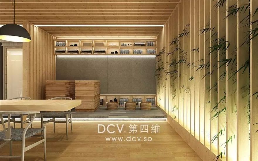 西安-扬子养生光波房(旗舰店)东方禅意展示展厅室内装修设计-21