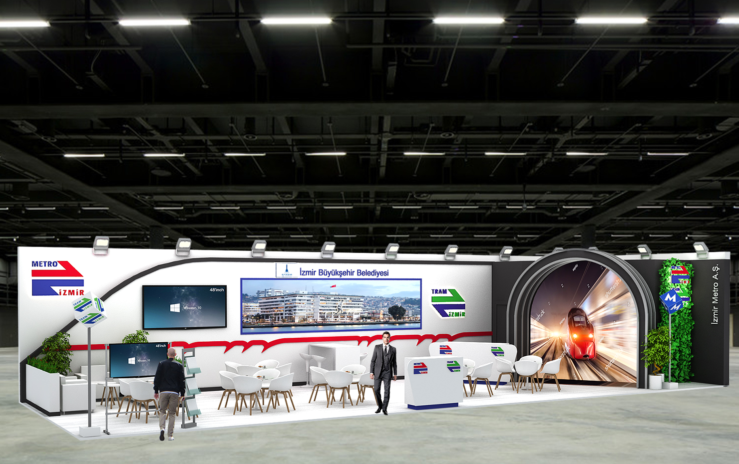 İZMİR METRO , RAIL INDUSTRY SHOW 2020 , FAIR STAND-2