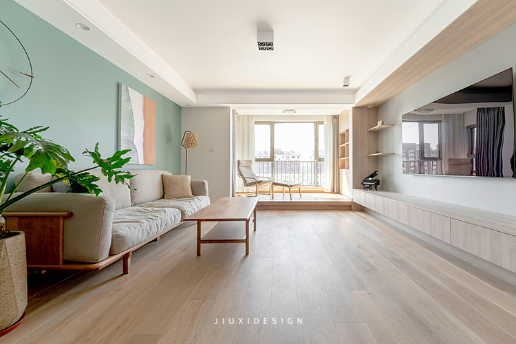 北欧风精装蜕变 · 北京亚奥金茂悦 125㎡温馨之家丨中国北京丨久栖设计-7