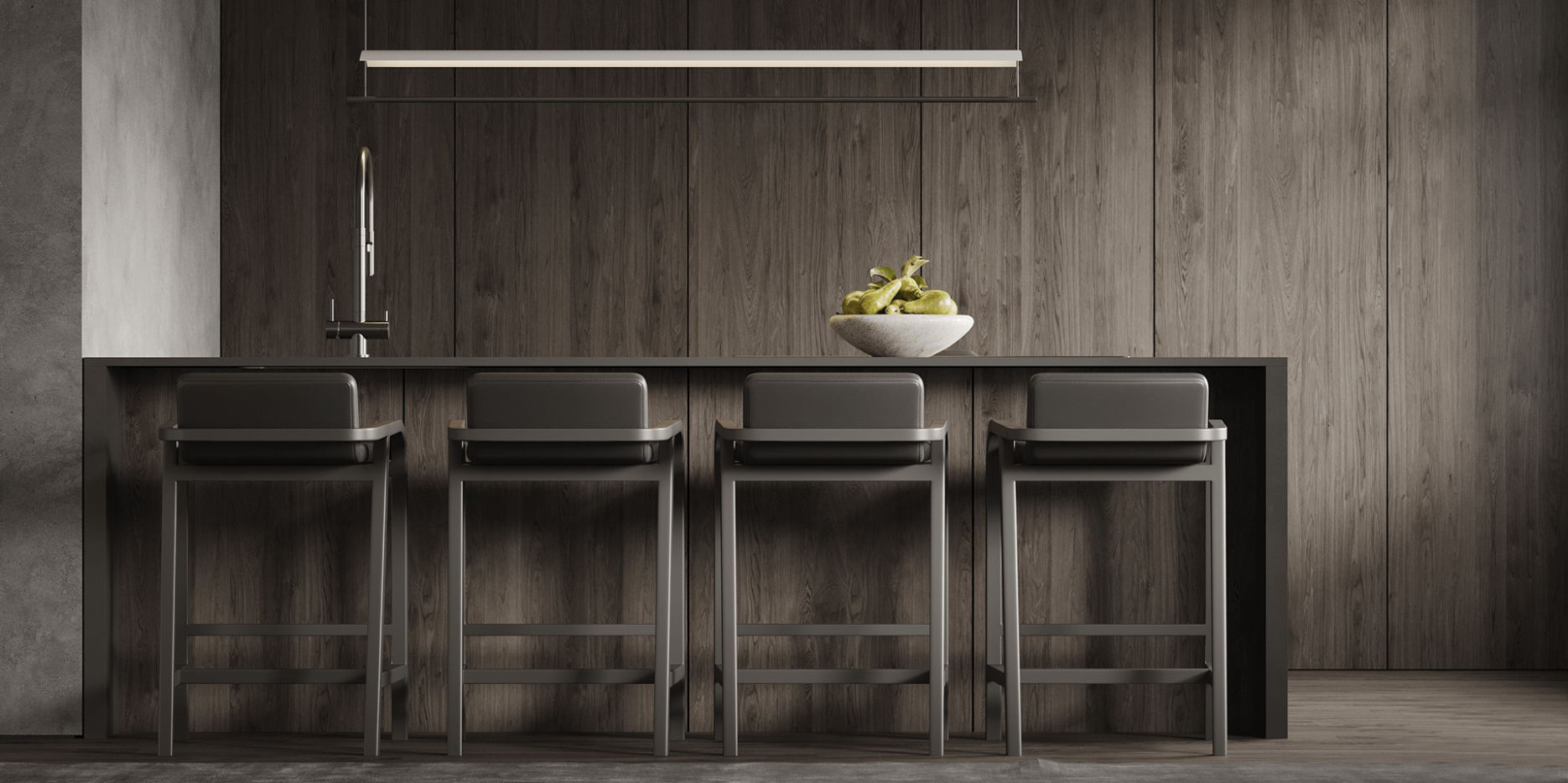 高级灰色系公寓设计 享受一片美好时光。-9