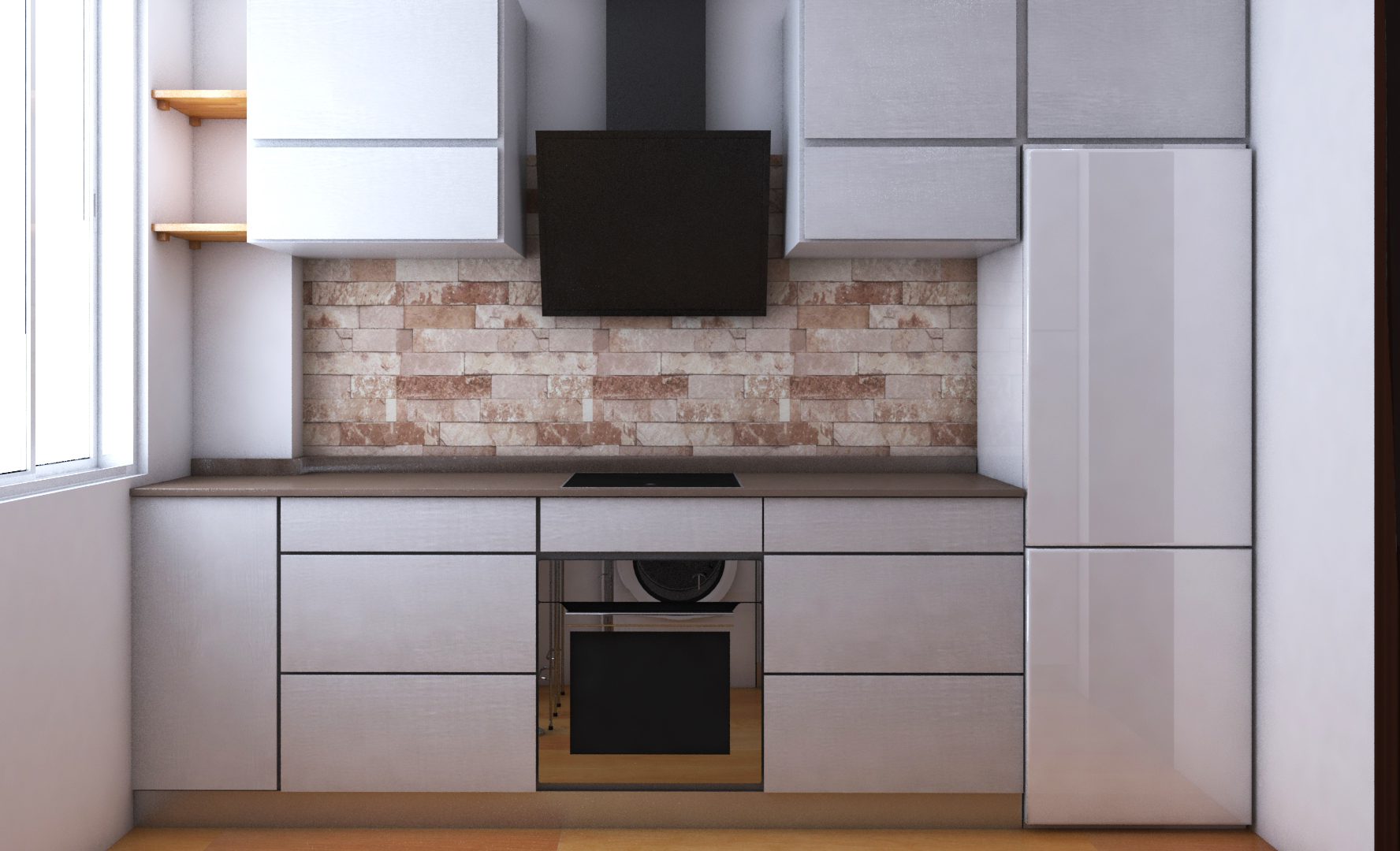 卧室,浴室,厨房装修渲染项目丨西班牙马拉加-7