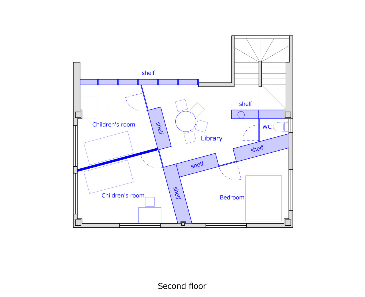 棚屋；棚式房屋（注：shelf house不是常见组合，shelf常见义是架子，但这里结合语境推测可能是类似棚屋这种简易房屋，shelf可能取其有遮蔽功能类似架子结构之意 ，不过这只是较合理的推测翻译） 丨開建築設計事務所-21