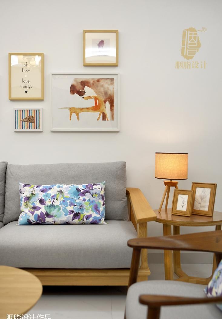 北欧风家装设计，原木元素与色彩搭配的清新之作-8
