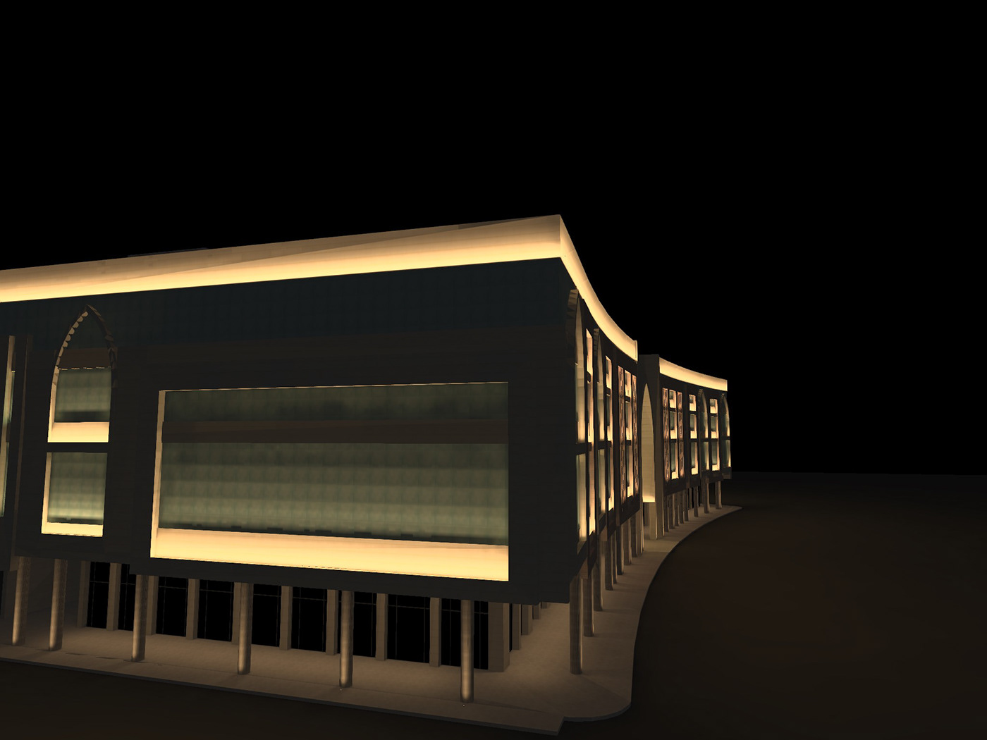 Awqaf project - Façade Lighting, Amman-5