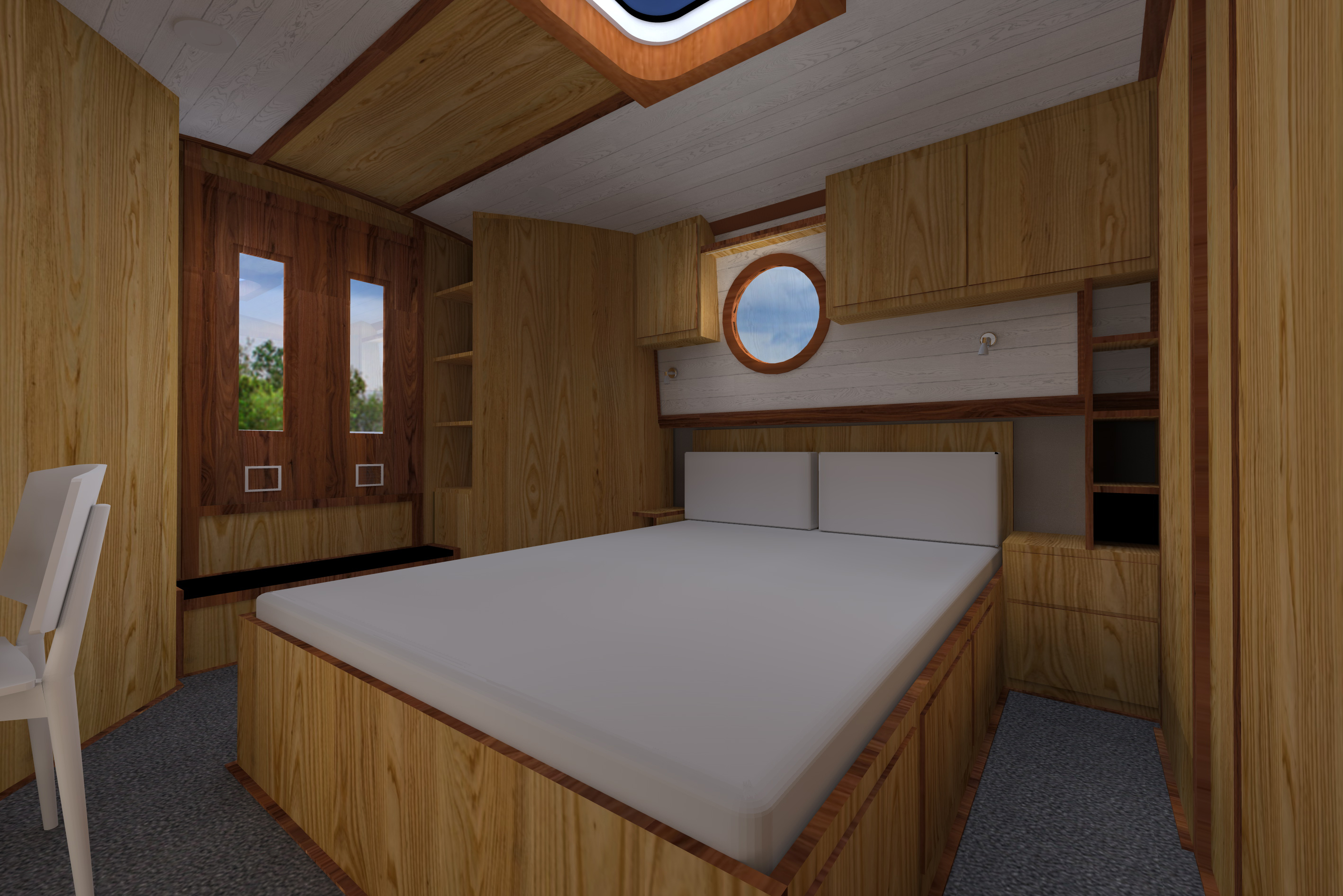 CANAL BOAT TB3 layout VCB-15