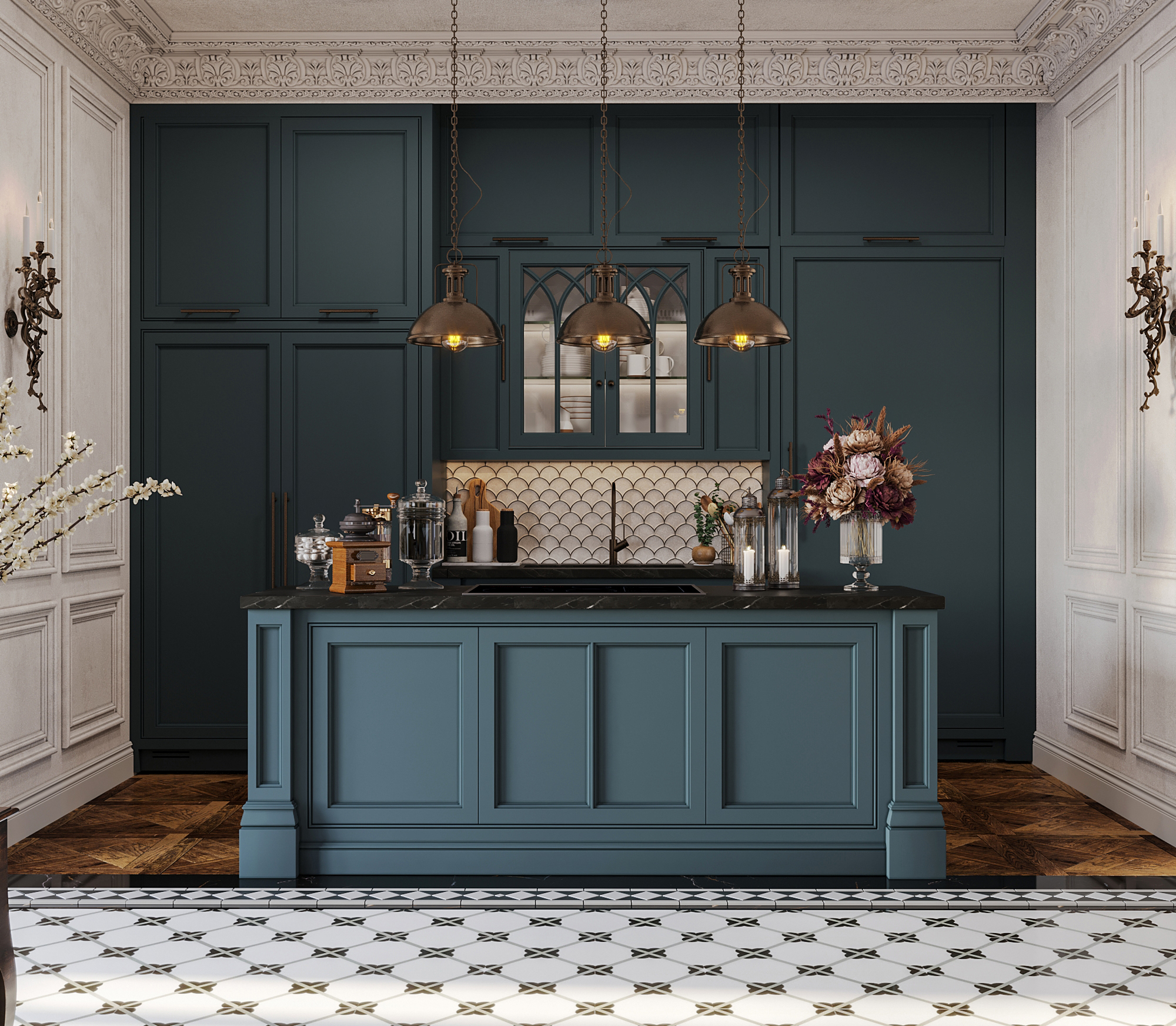 Vintage French Living Hall-8