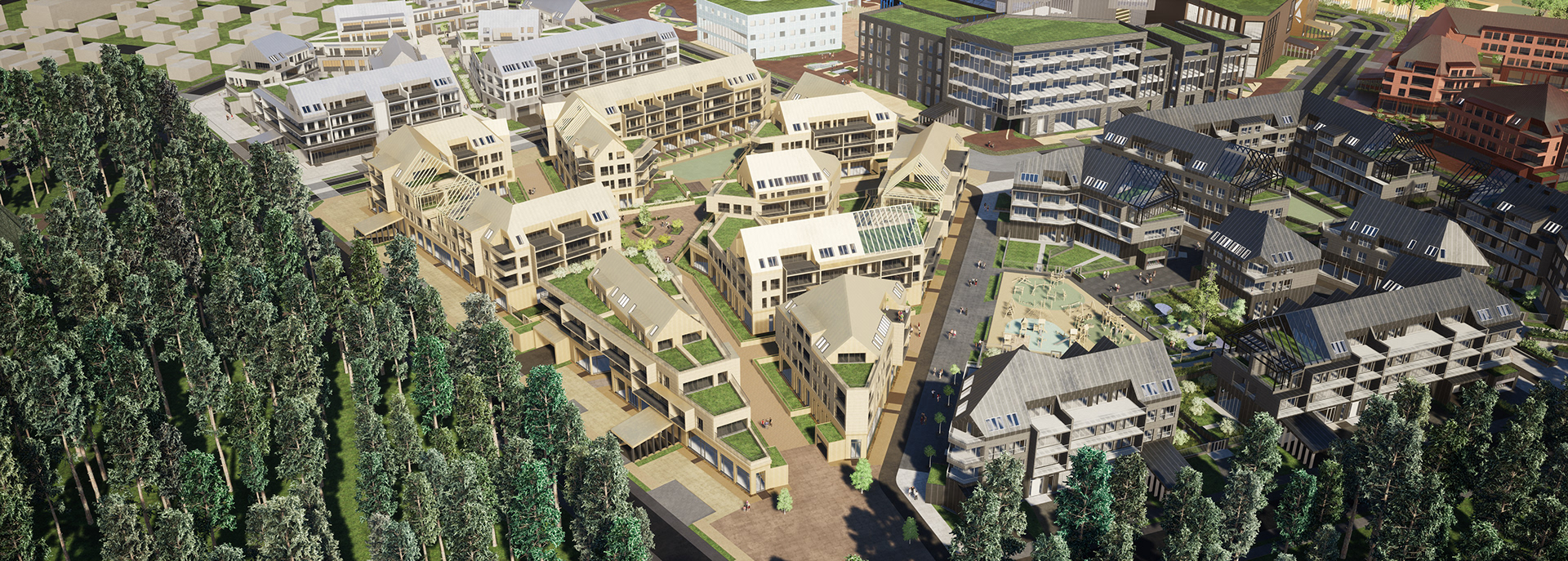 高密度和低层多功能木结构住宅区丨波兰比得哥什丨Damian Dominiczak-128