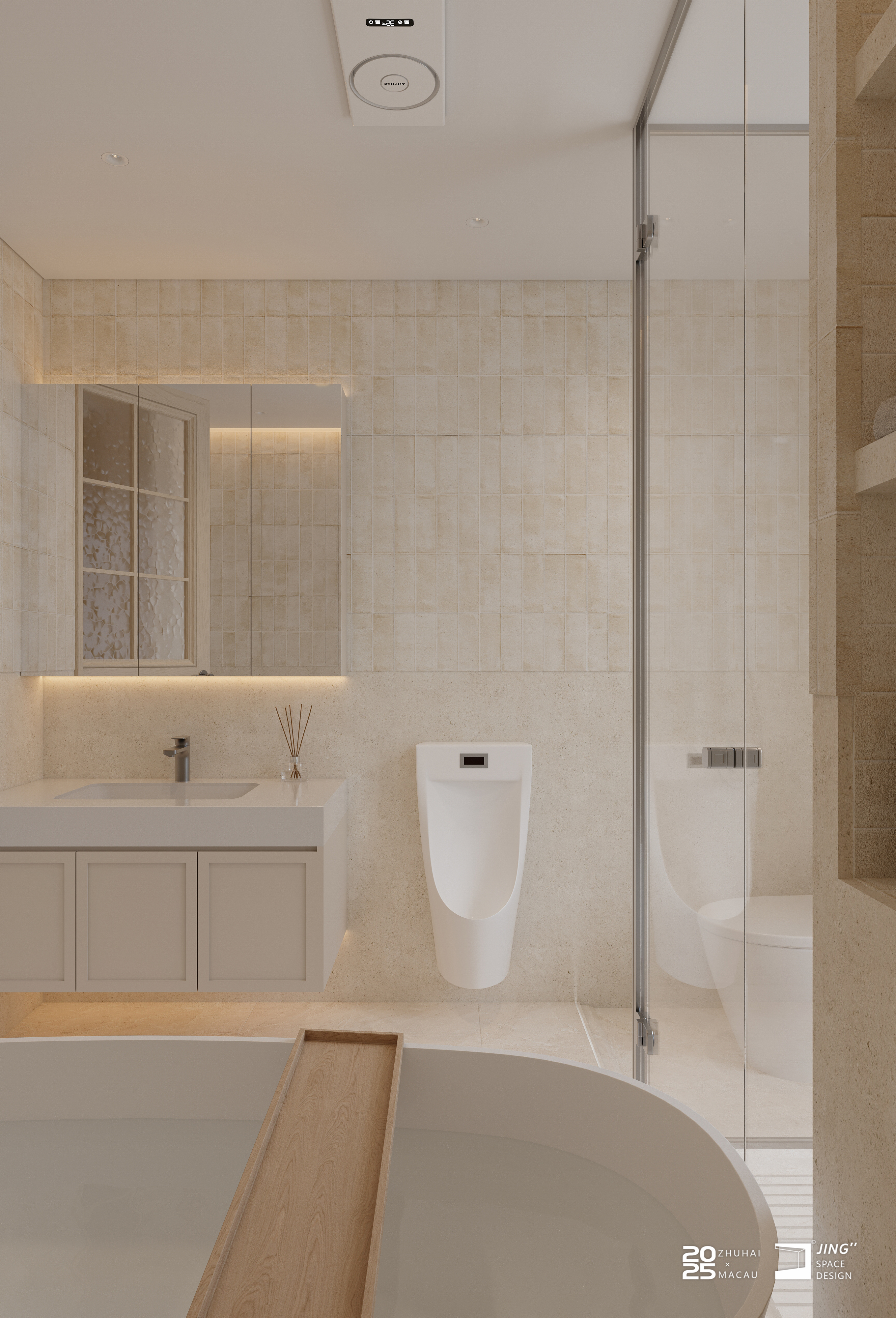 轻法式自然风大平层设计-24