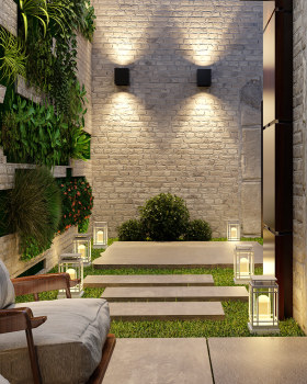 Dining and outdoor Landscape Design In KSA