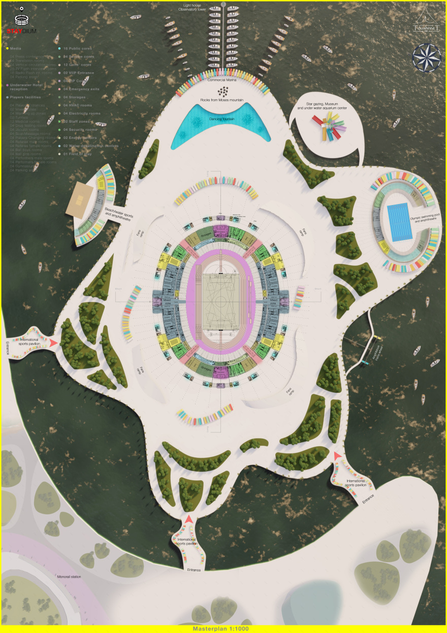 STAYdium(毕业项目)丨埃及丨艾斯尤特大学建筑系-18