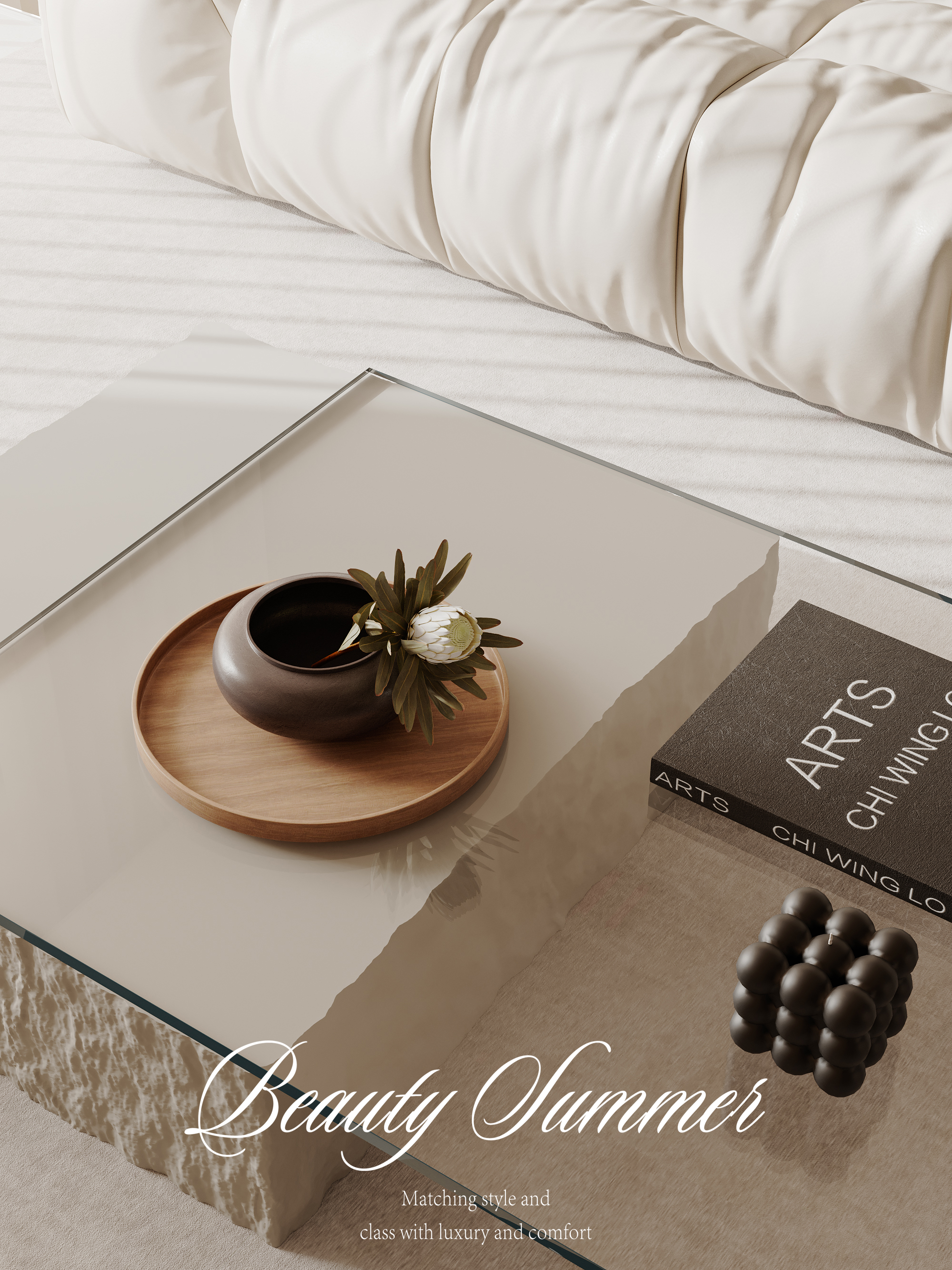 奶油风室内设计案例-15