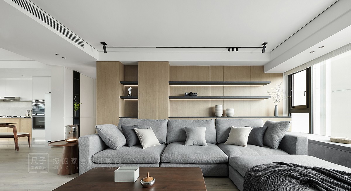 深圳华侨城 175㎡现代简约原木风家居设计,自然温馨的包容之家-18