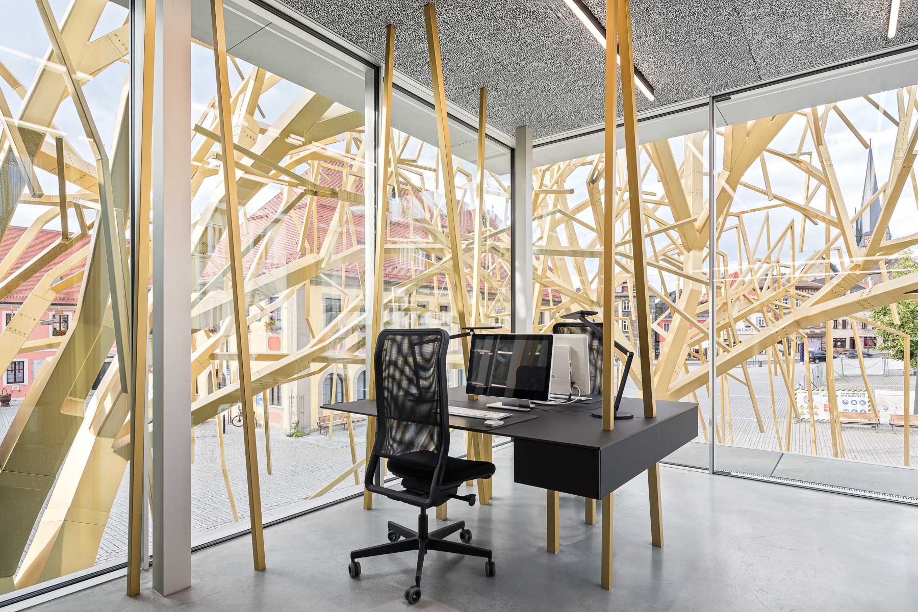 未来档案馆钢铁柳树装置及建筑项目丨德国丨Peter Haimerl Architektur-42
