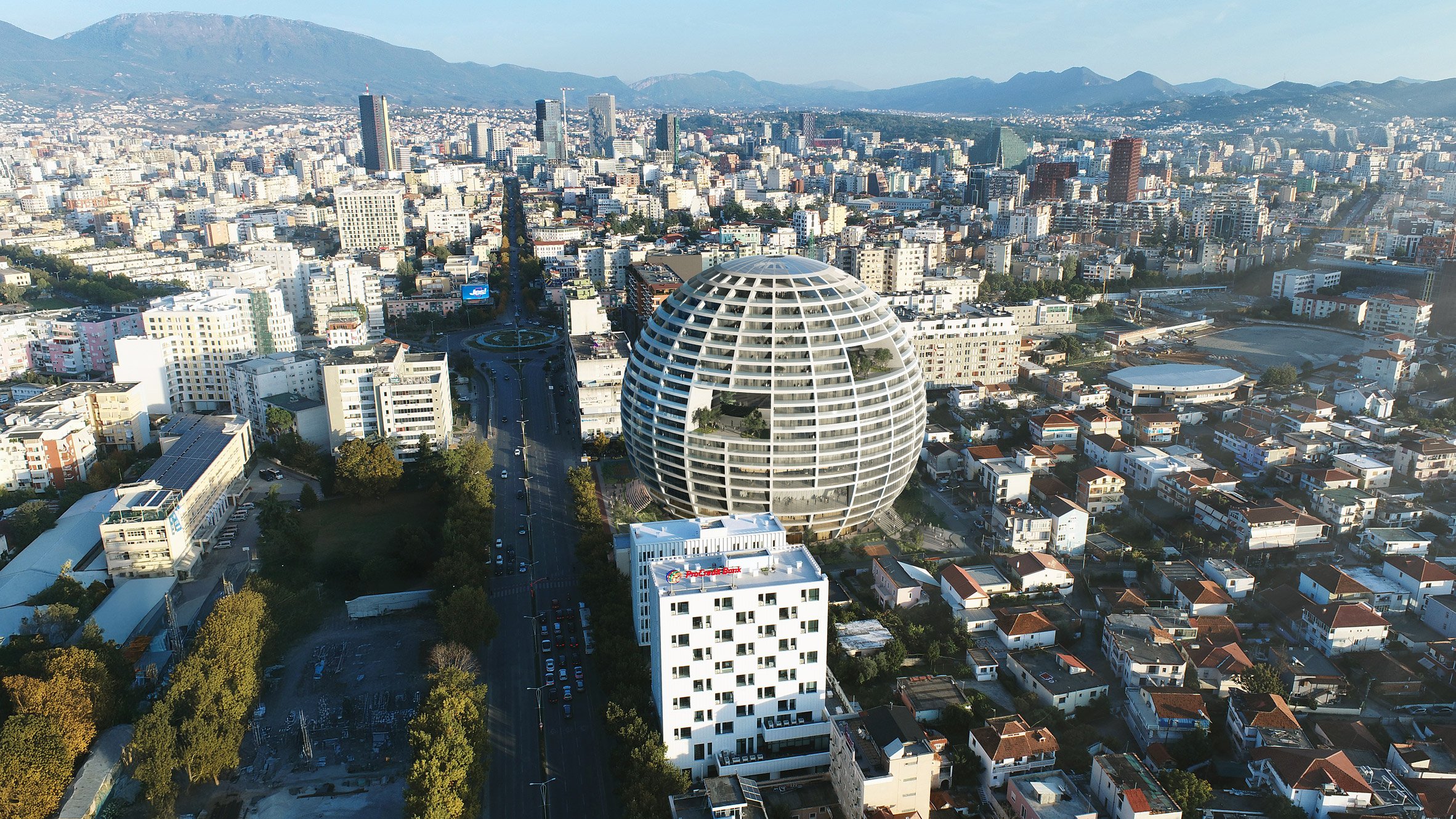 The Grand Ballroom体育竞技场丨阿尔巴尼亚地拉那丨荷兰MVRDV工作室-0