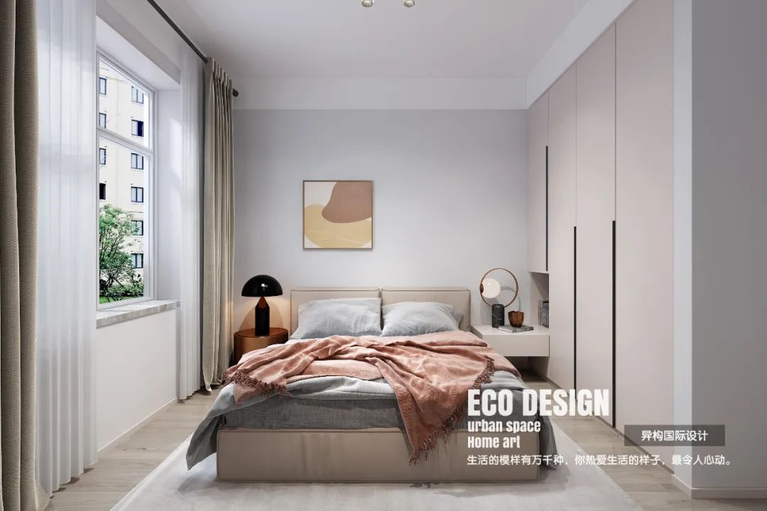 暖色调轻奢空间 | 西安亿润花园三室两厅设计案例-189