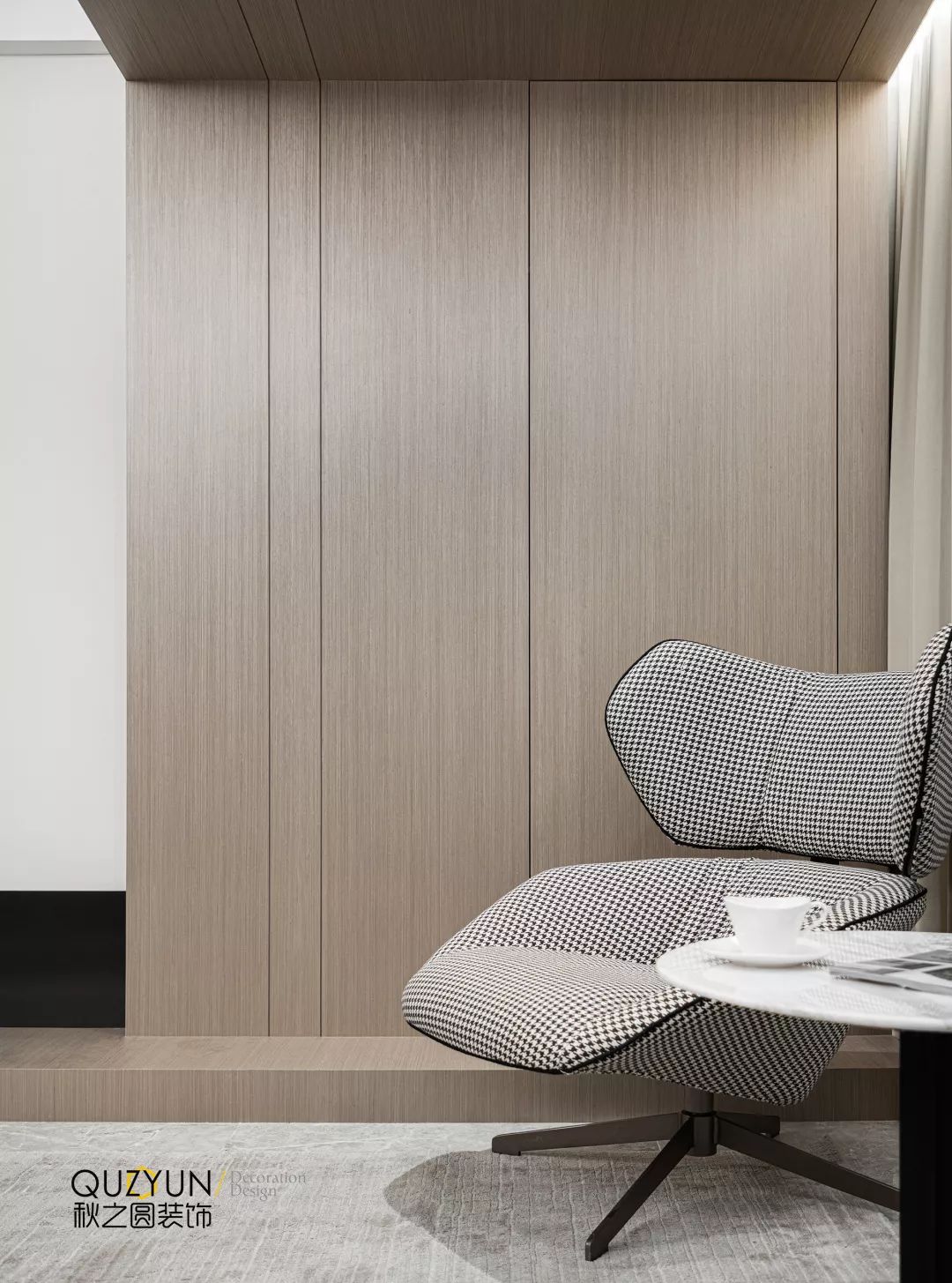 现代弘阳上城 130㎡家居设计，流动与静谧的完美融合-6