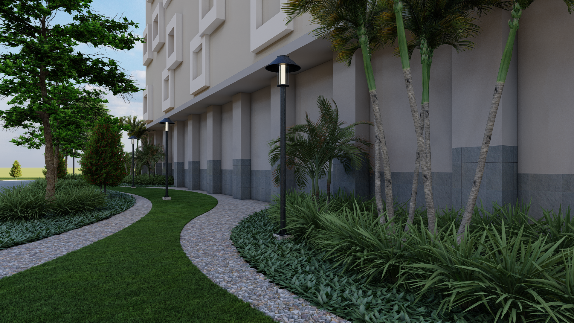 印度尼西亚伊斯兰国际大学校园花园设计-12