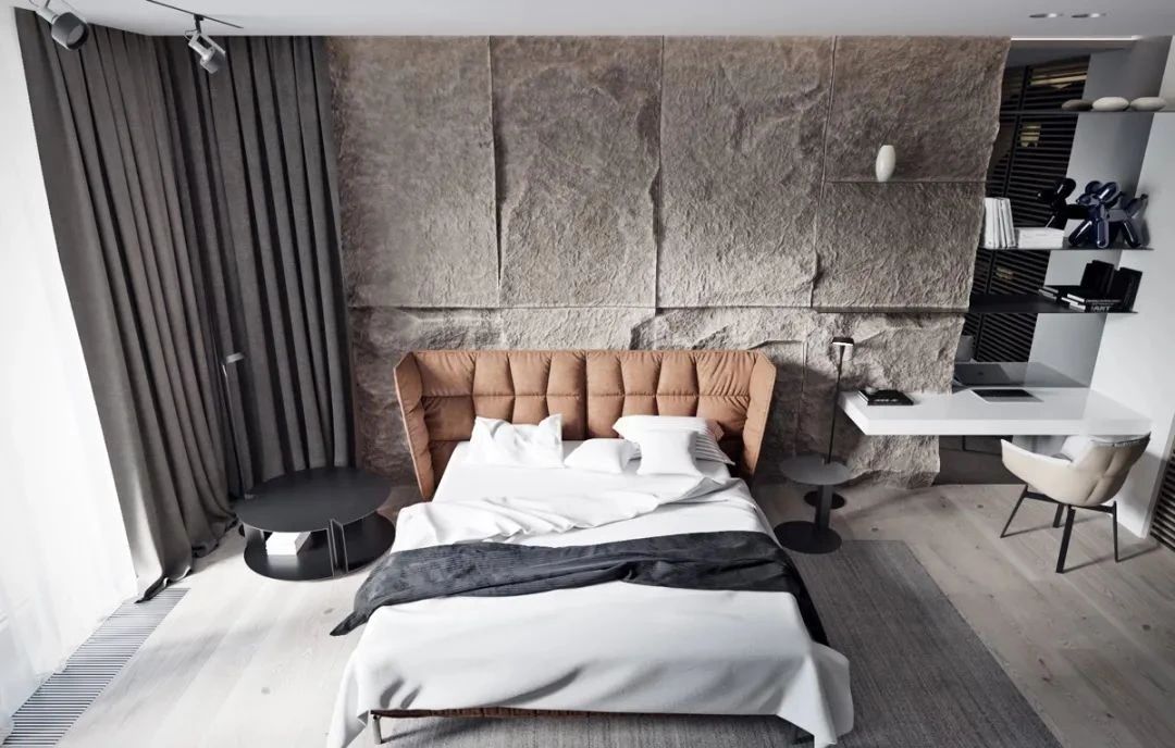 私人空间的艺术品——100 款卧室背景墙设计鉴赏-47