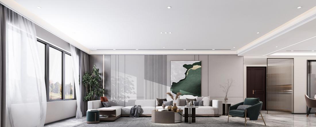 110m²现代简约，尽显时尚格调-2