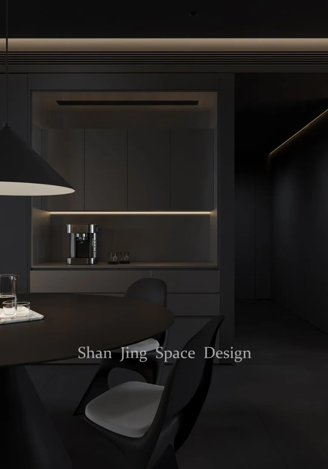 山境空间新案 |暗黑之境 |享受纯粹的墨色空间-62