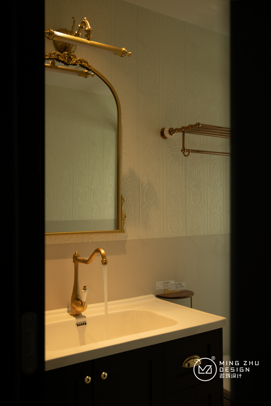 134㎡法式复古风丨中国自贡丨名筑设计-48