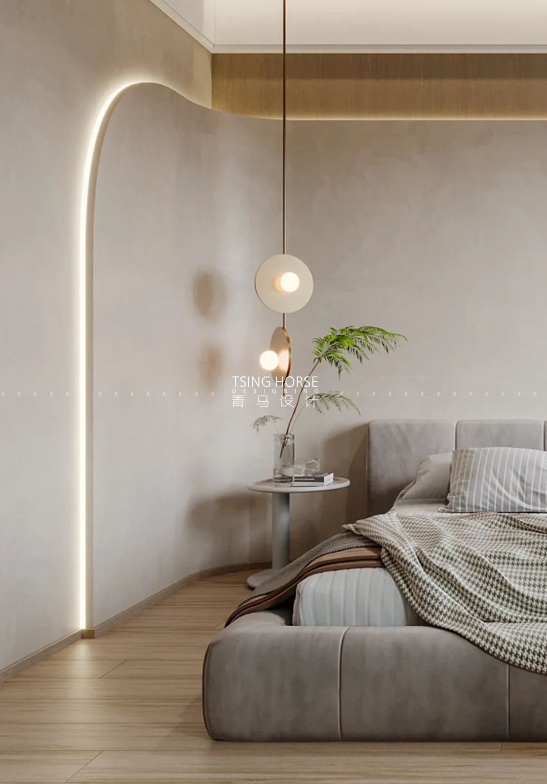 曲江大城雍宸上叠现代简约别墅设计丨青马别墅设计-37