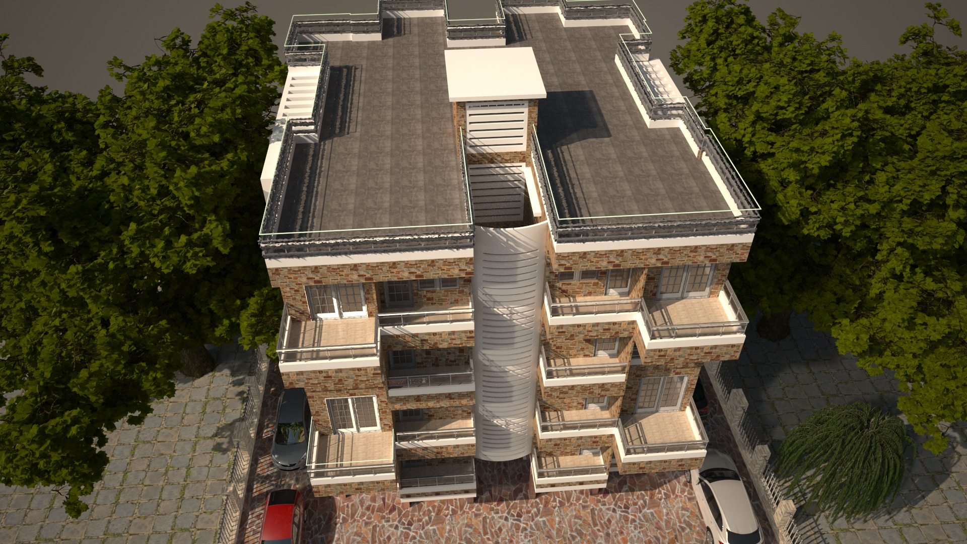 Revit Design House Exterior render max-2