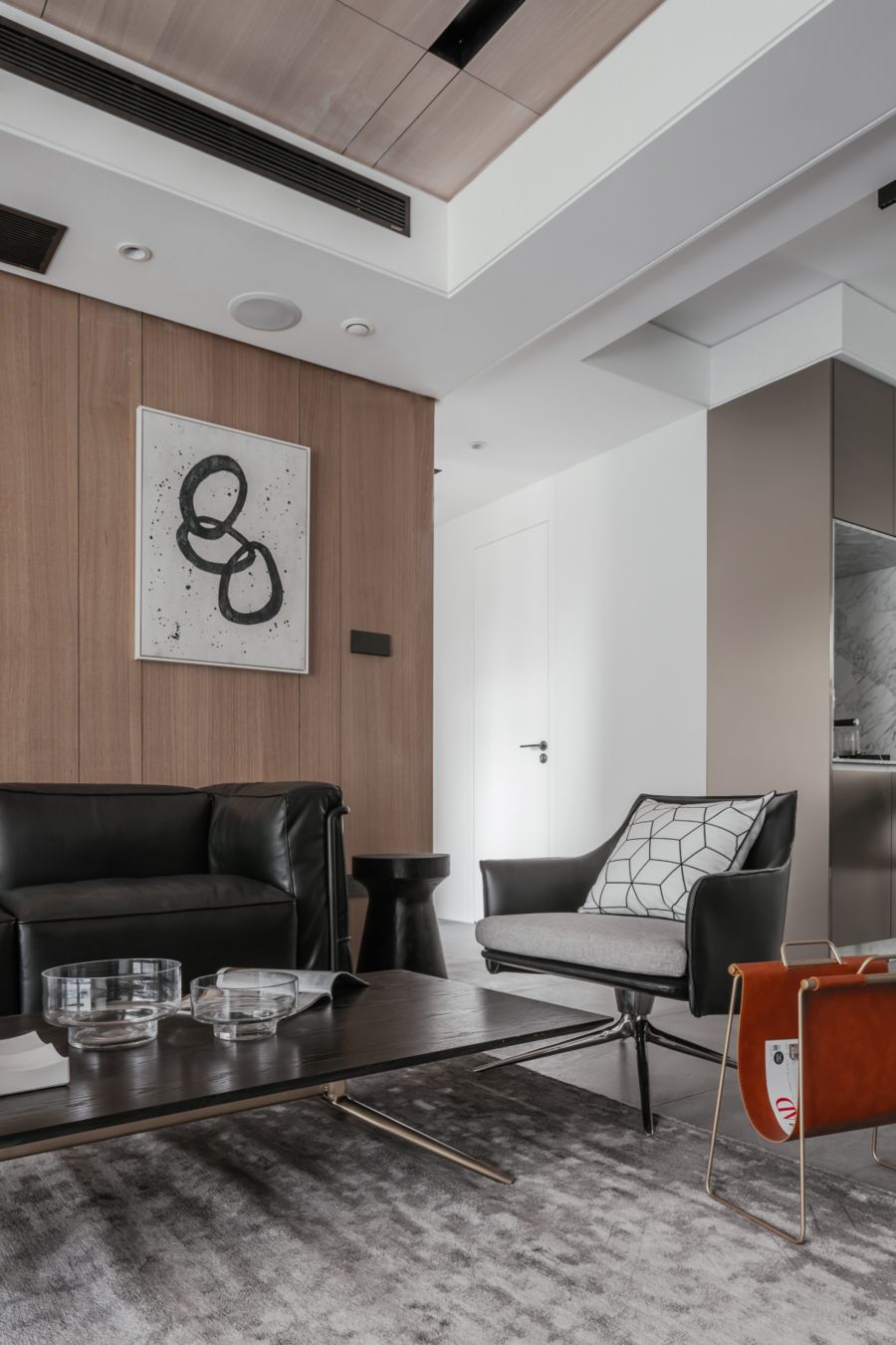 淮安绿地中央公馆现代私宅 | 自然纯粹的空间艺术-15