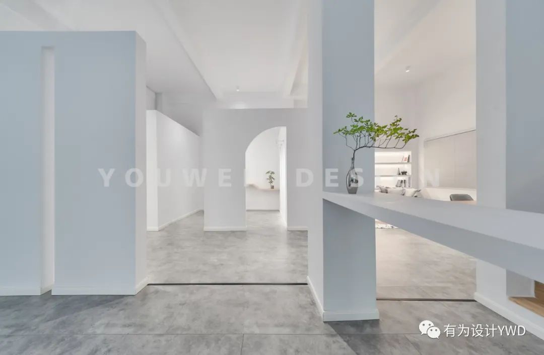 佛山金鱼宴会设计工作室 | 极简纯白与自然木色的完美结合-56