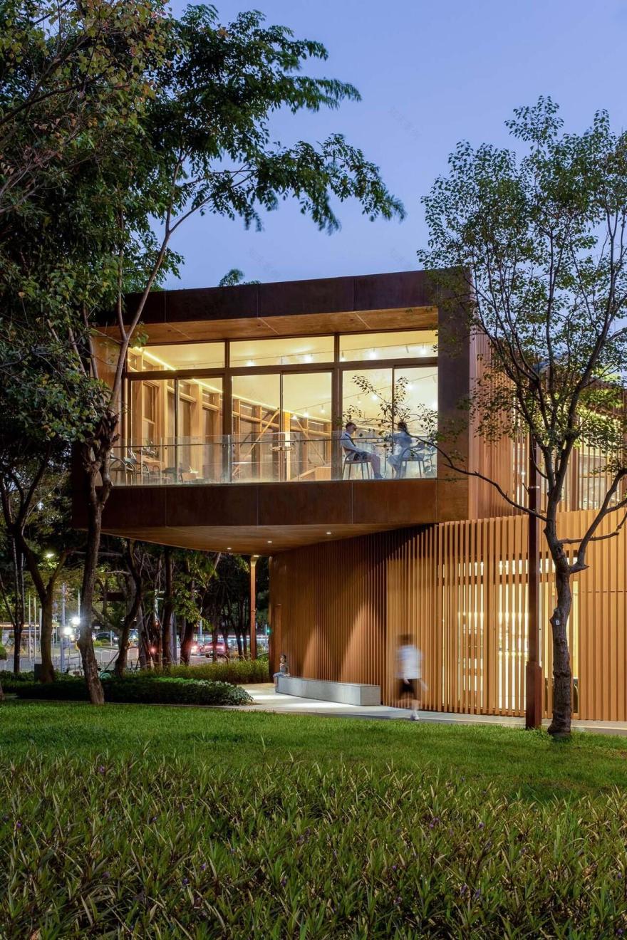 大沙河生态长廊环形树屋丨中国深圳丨一树建筑-4