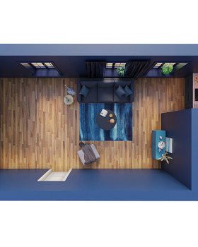 3d model of the room