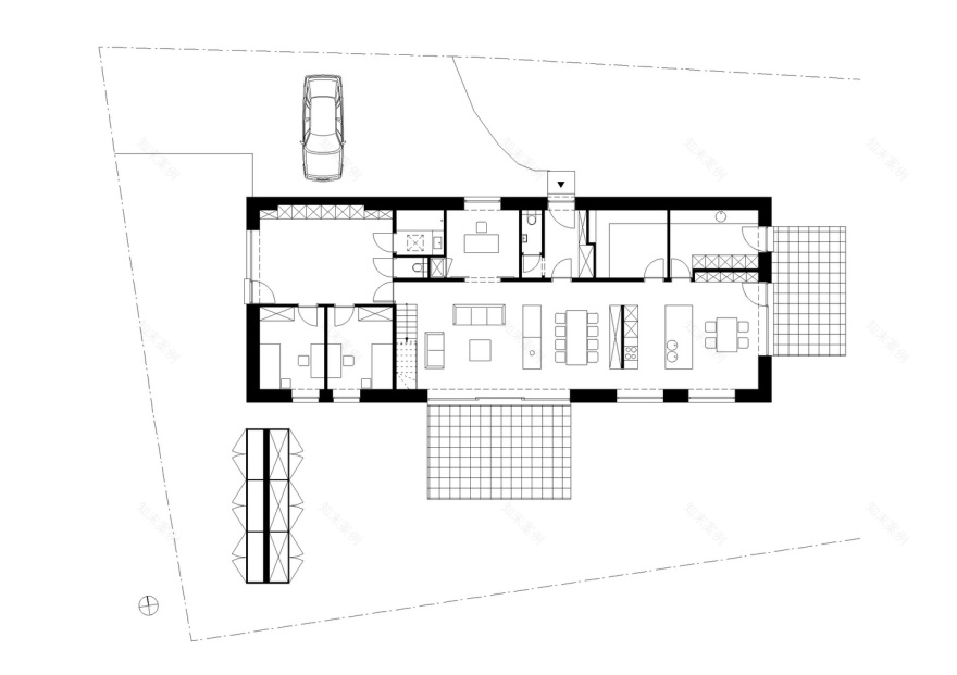 比利时 Bunga LOW 住宅 | 花园环绕的现代宜居空间-23