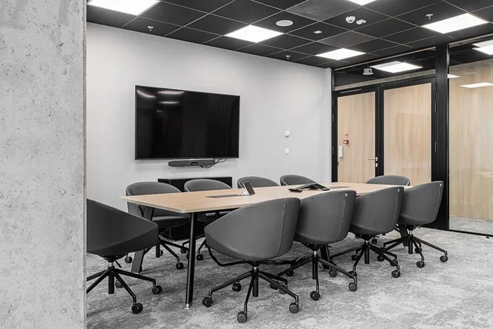 1400㎡制造公司总部办公空间,优雅精致灰的工业风设计-78