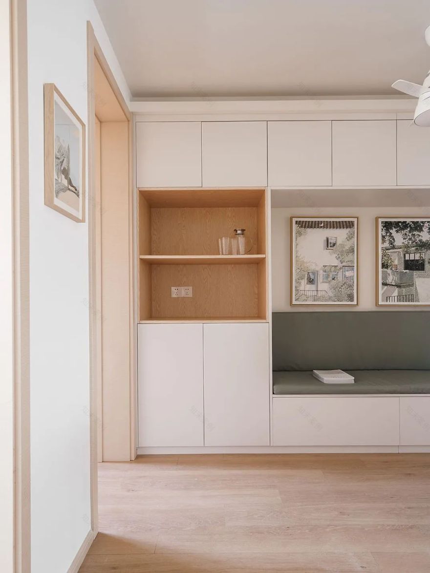 上海50㎡老房改四口之家舒适居所丨中国上海-33