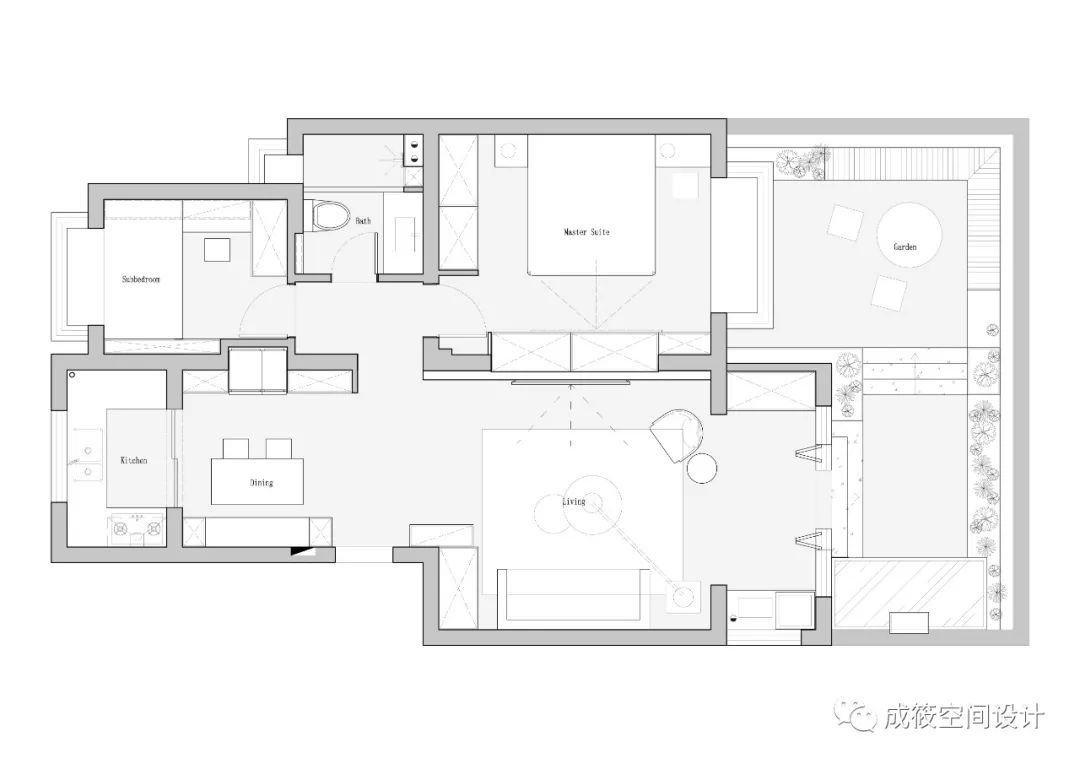 85㎡平层公寓设计丨中国上海丨成筱设计-40