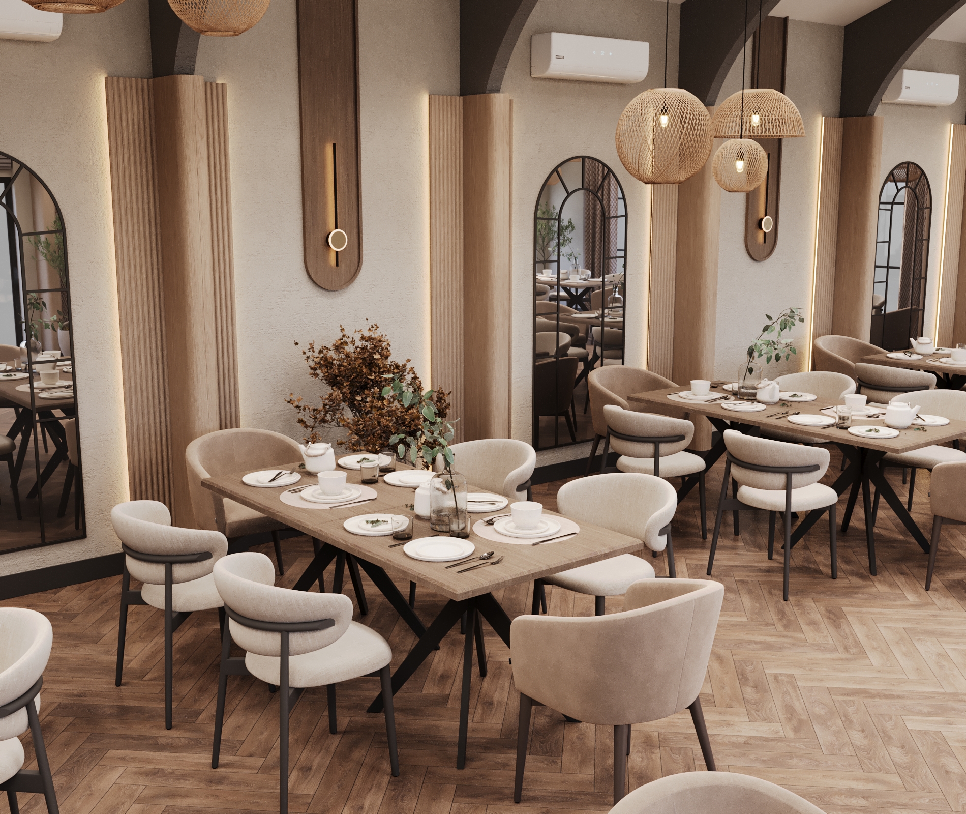 160平方米餐厅室内设计丨亚美尼亚丨Design_14,Narek Azaryan-25