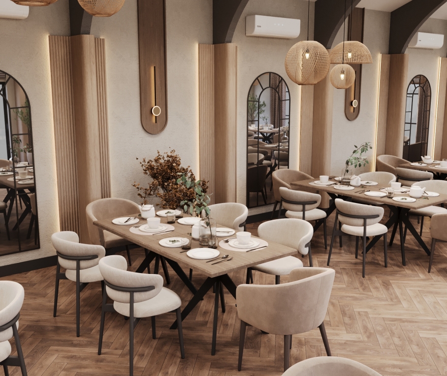 160平方米餐厅室内设计丨亚美尼亚丨Design_14,Narek Azaryan-25