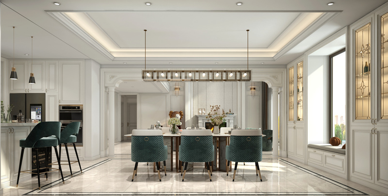 融创海墅别墅简欧设计-5