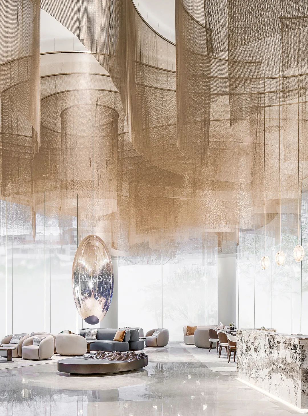 金地·39 峯销售中心 | 星云流动的现代空间-16