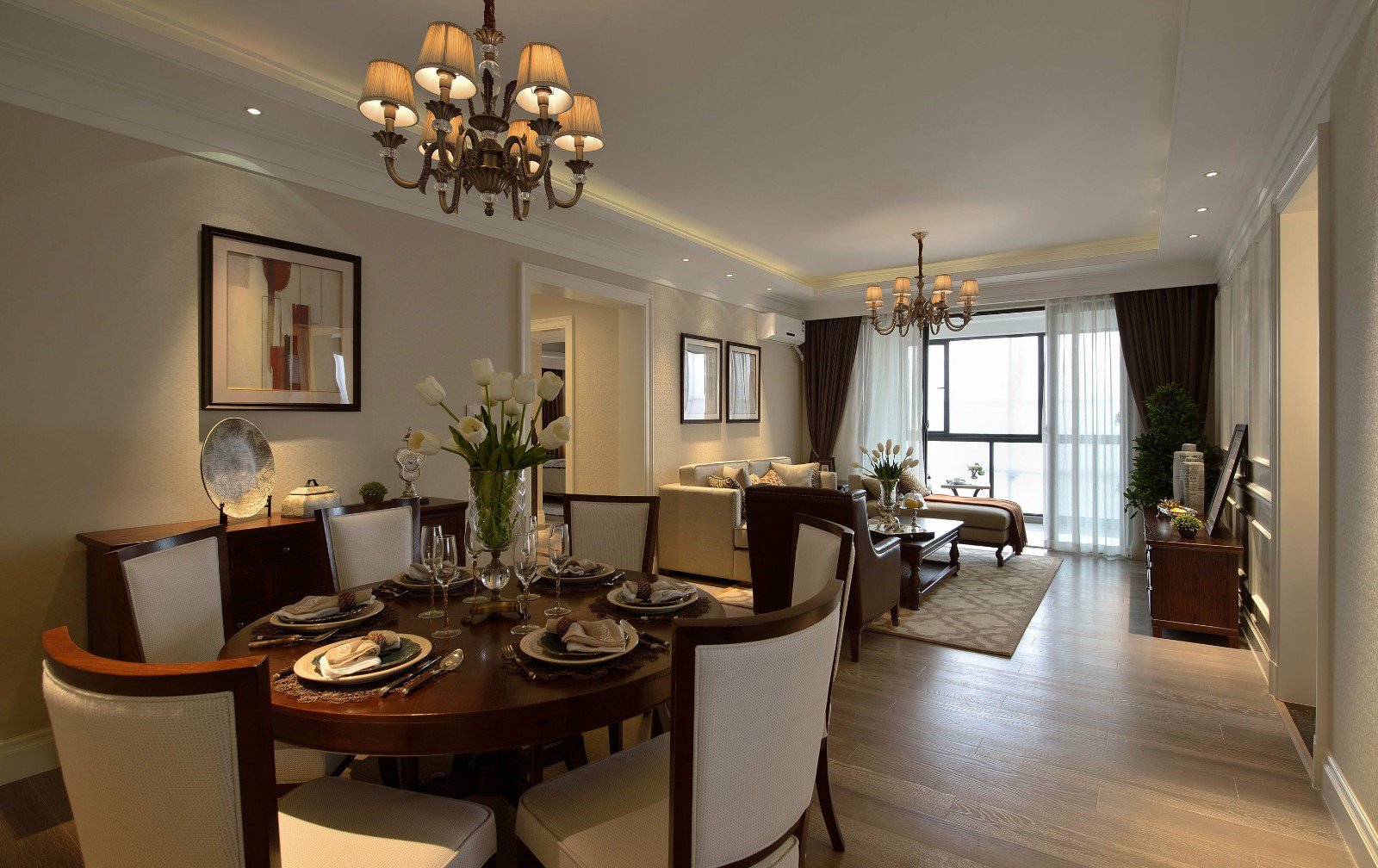 一度空间丨正荣御品美式样板房-1