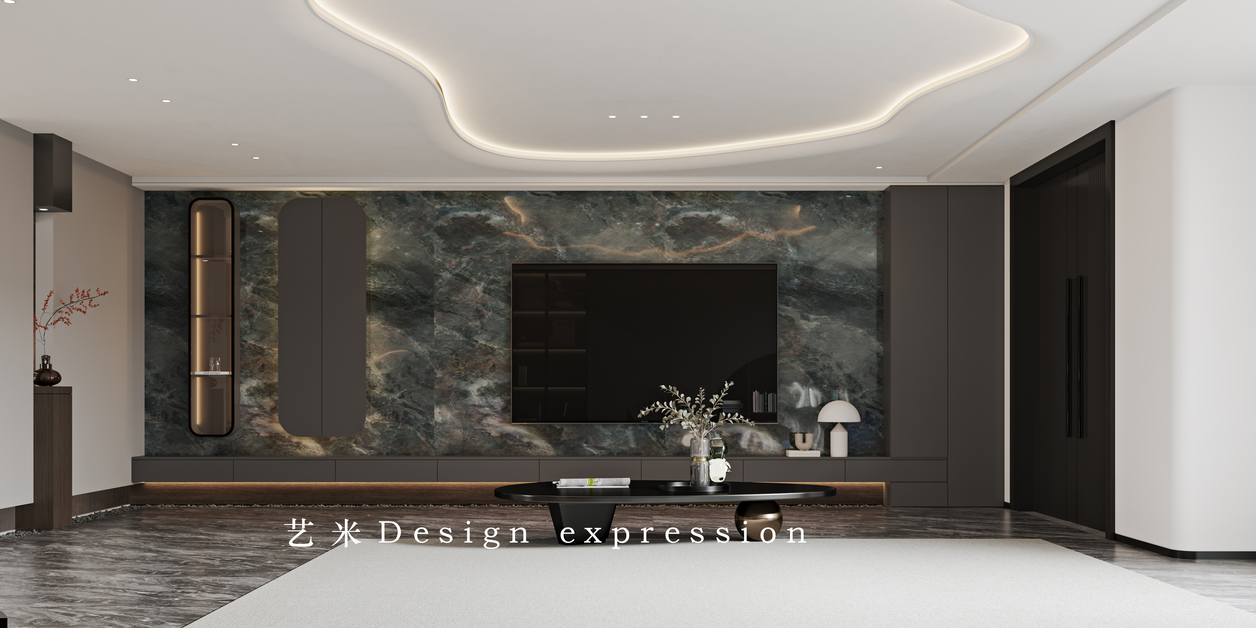 轻奢别墅-艺米效果图-10