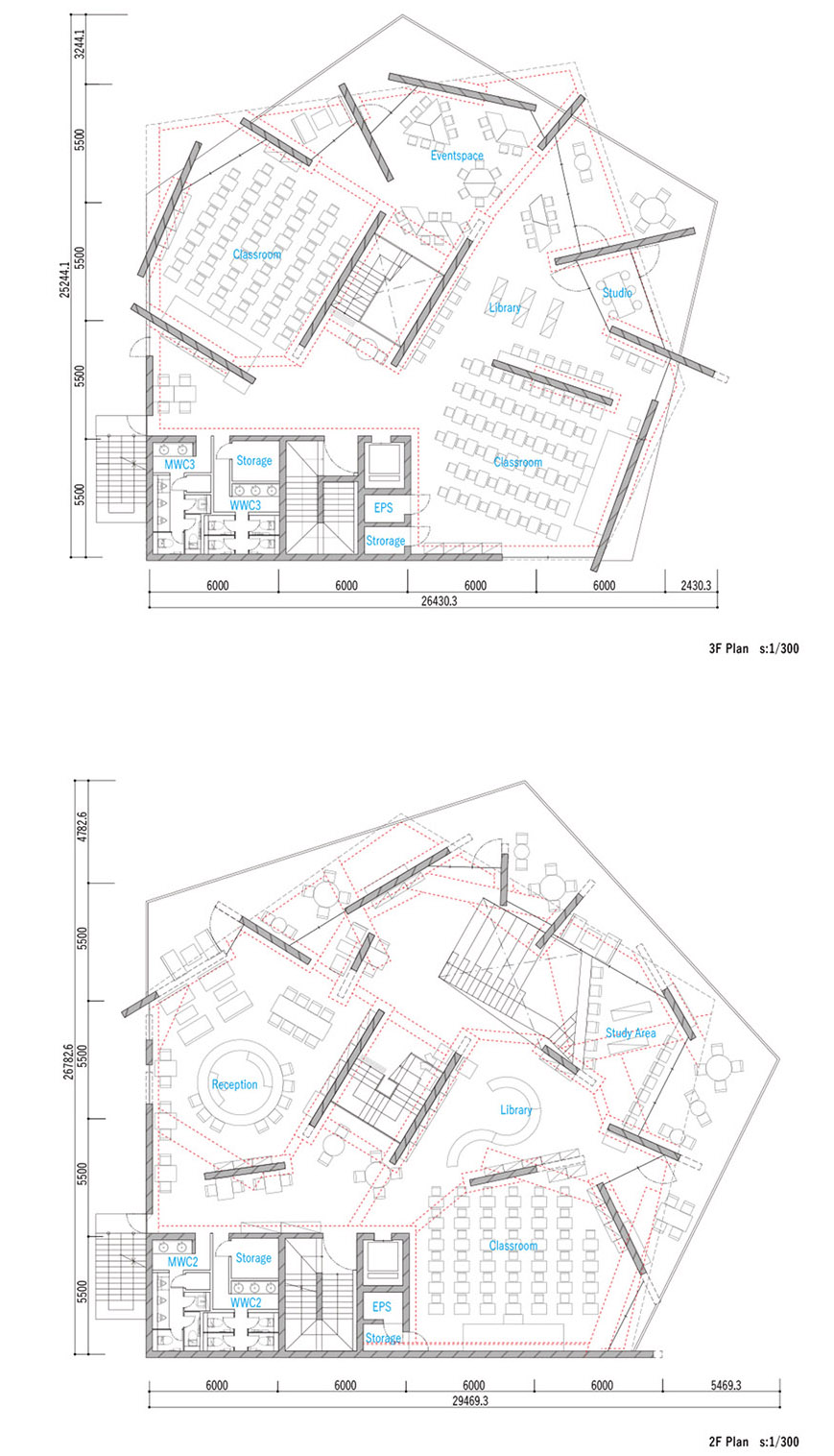 湘南理工大学附属高中图书馆丨日本丨Fukei风景研究所-23