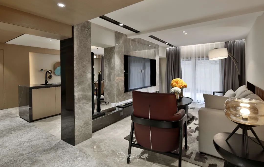 样板房实景丨187㎡现代风，越简单，越高级！-28