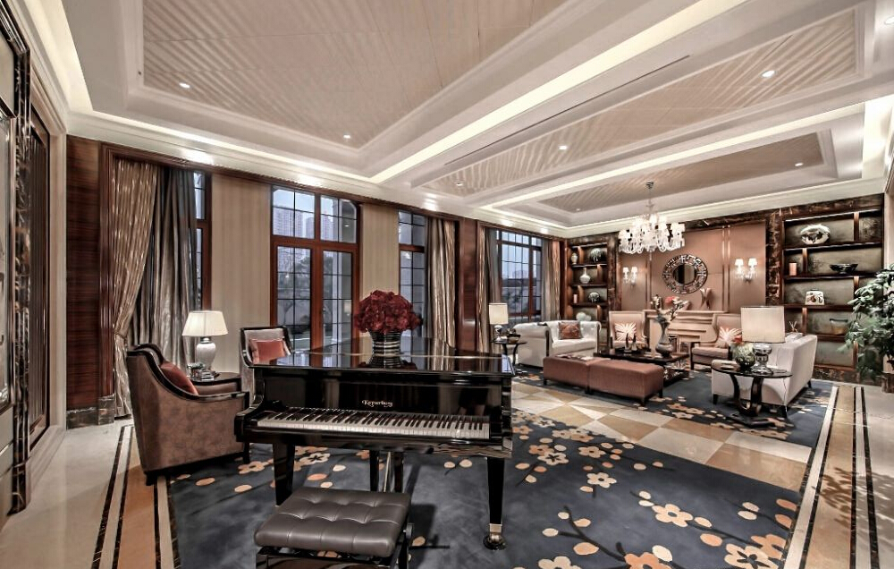 上海同余设计 诸暨浦阳江一号P户型别墅样板间-4