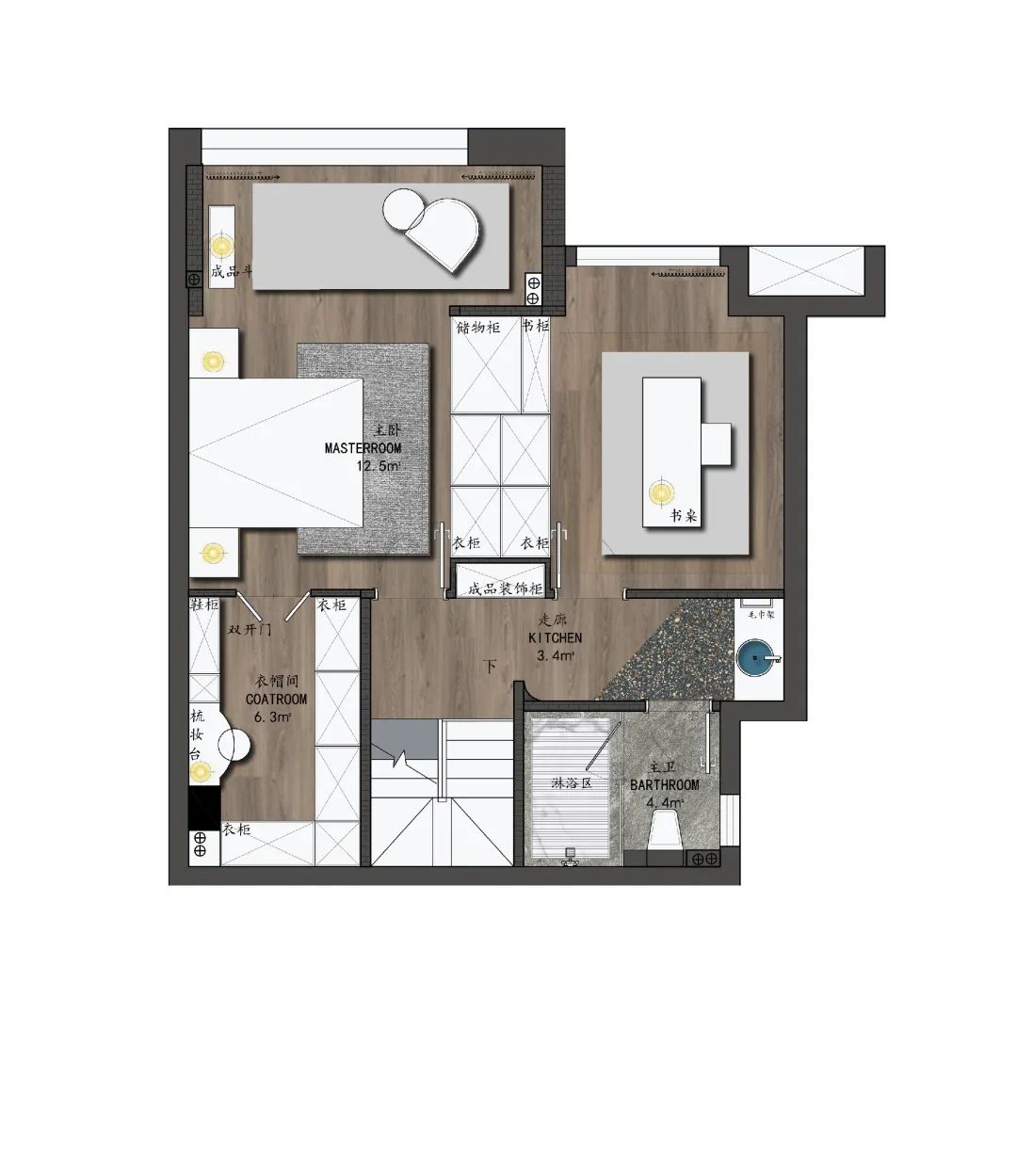 正榮府 · 混搭風格的浪漫愛巢丨淺尺住建-19