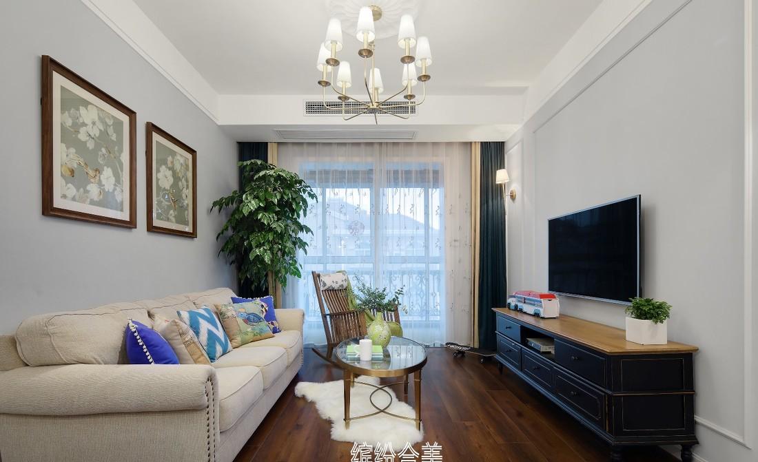 简约清新美式两居,打造幸福家居生活-2